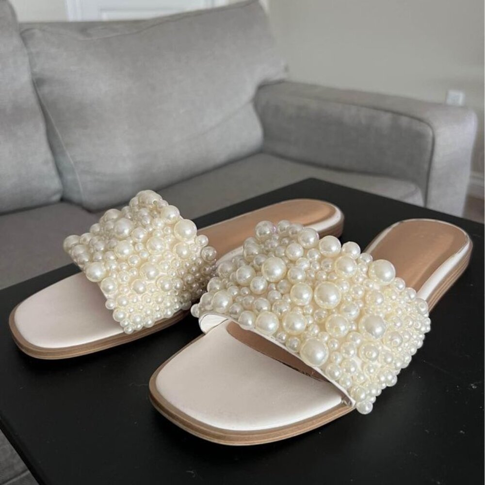 A New Day Target Pearl Sandals - Size 11